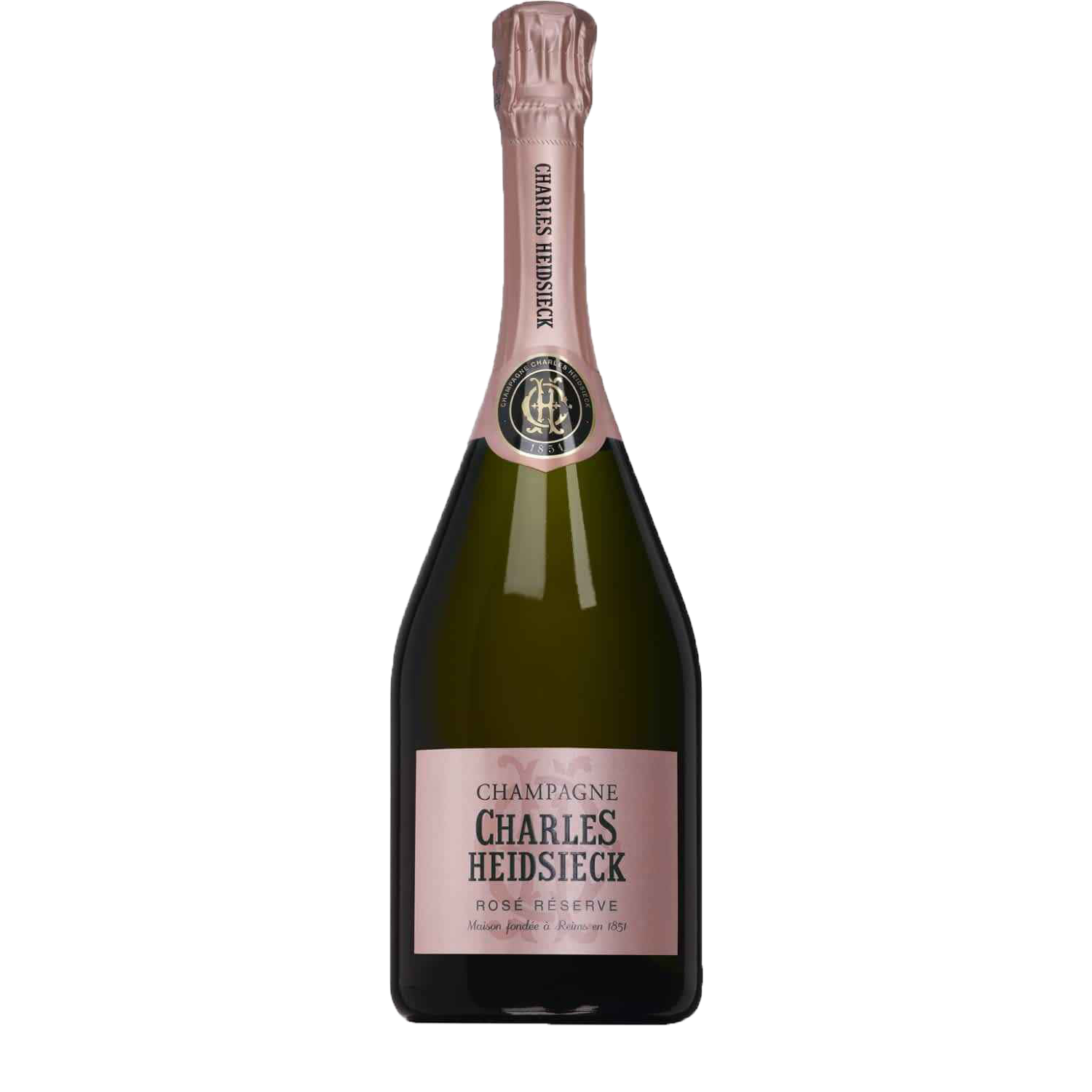 Champagne Charles Heidsieck Brut Rosé, en étui, 95/100Decanter, 94/100 Wine Spectator, 16,5/20 RVF