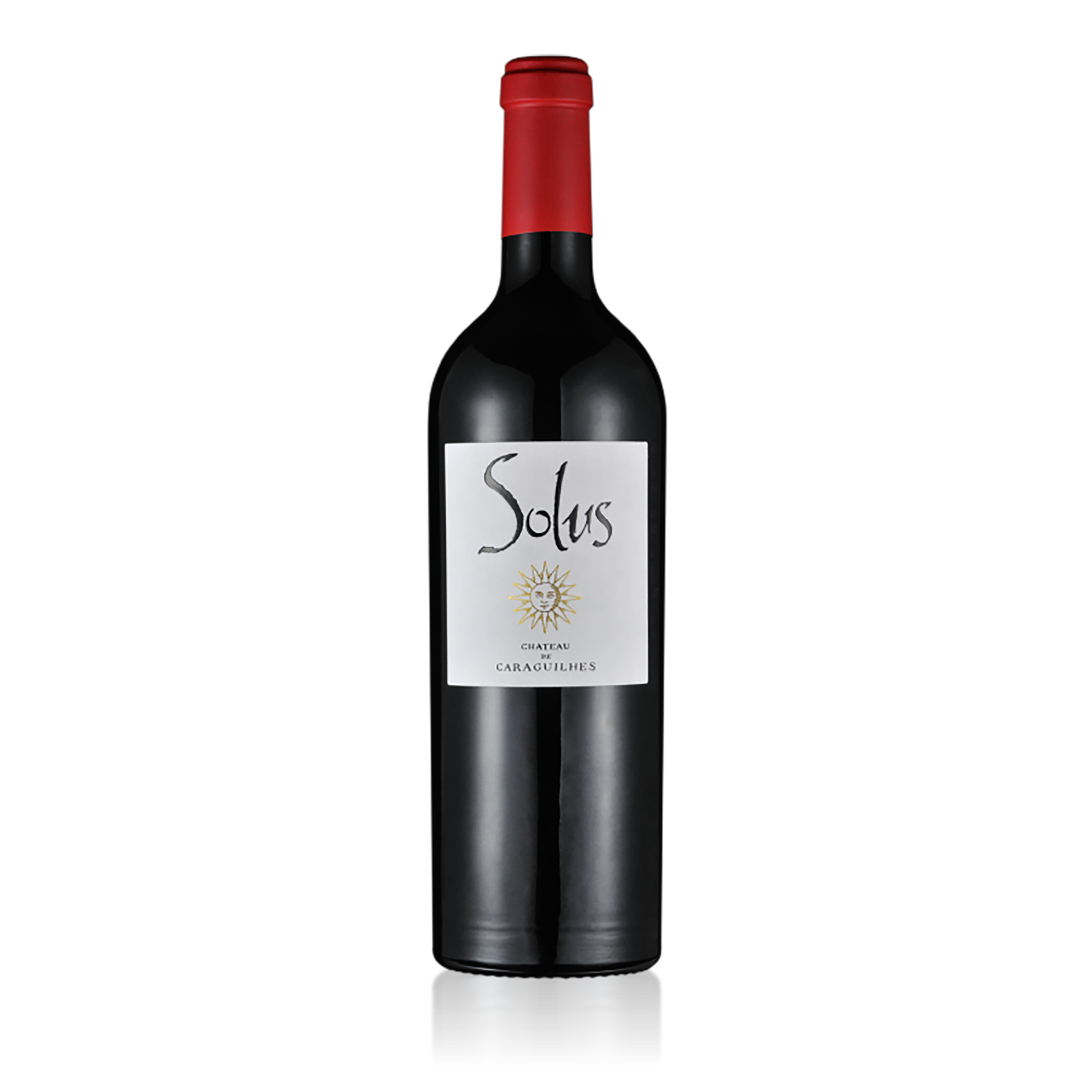 Grand Vin du Languedoc Solus rouge Château de Caraguilhes 2018 BIO