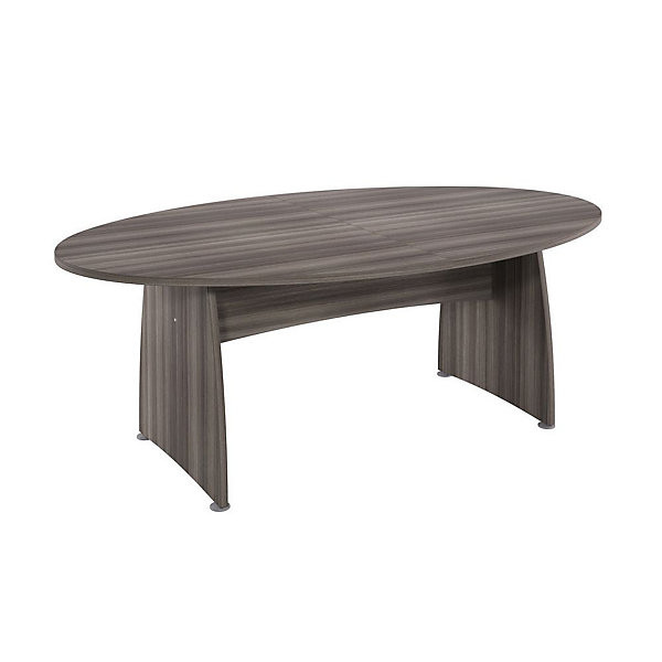 Table ovale 200x120 pieds panneaux cèdre