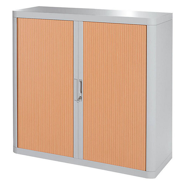 EASYOFFICE Arm. gris/hêtre H104xL110