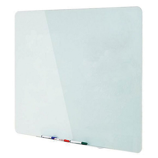 BI-OFFICE Tableau verre 150x120cm blanc