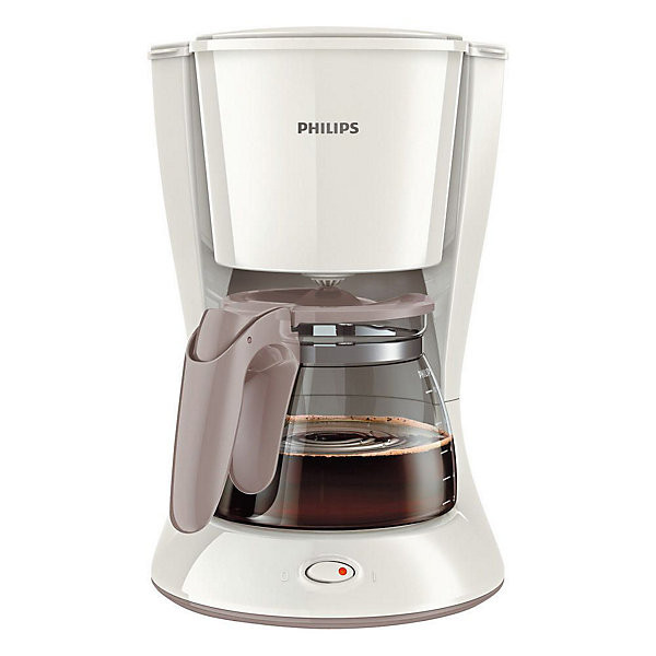 Cafetière Philips Daily 1,2L 1000W blanc
