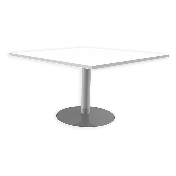 Extension 124,5x120 cm pied alu/blanc