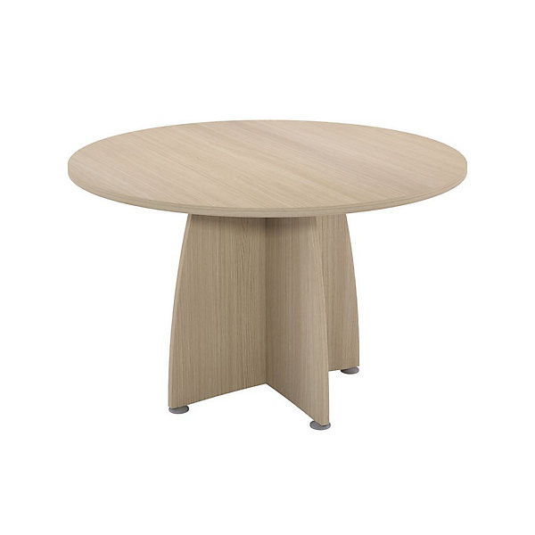 Table Ø120 cm pieds croix chêne