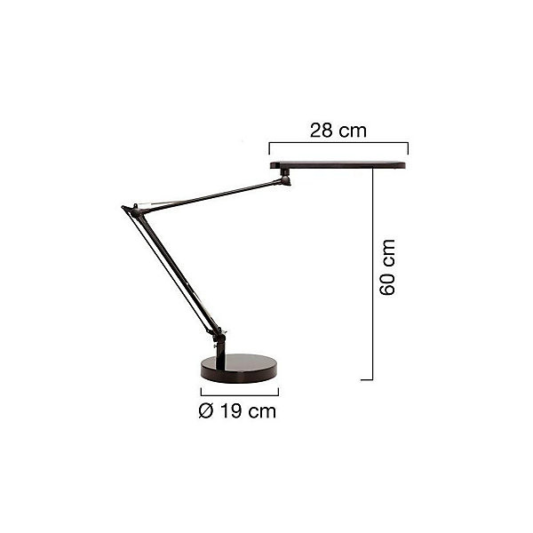 Lampe Unilux Led Mambo noir