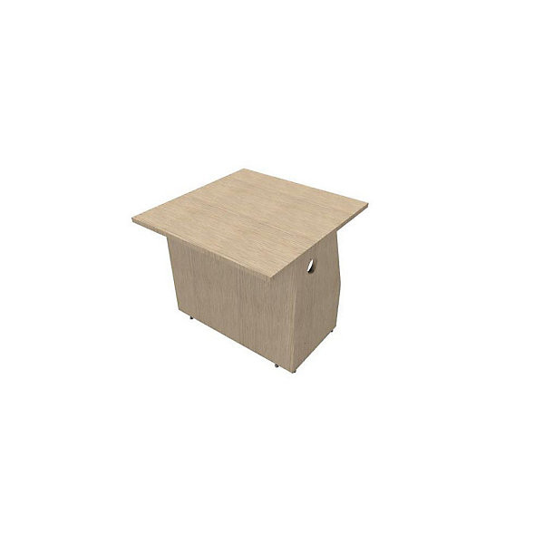 Comptoir droit bas PMR H72xL85cm chêne