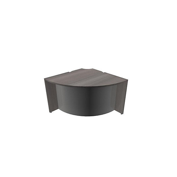 Comptoir d'angle bas H72cm cèdre