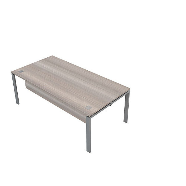 E-LINK Bureau 200x100cm alu/cèdre