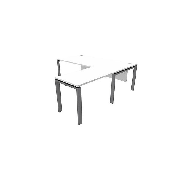 E-LINK Retour 100x60cm alu/blanc