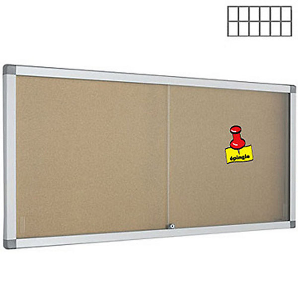 PLANORGA Vitrine 12F 68x135cm liège