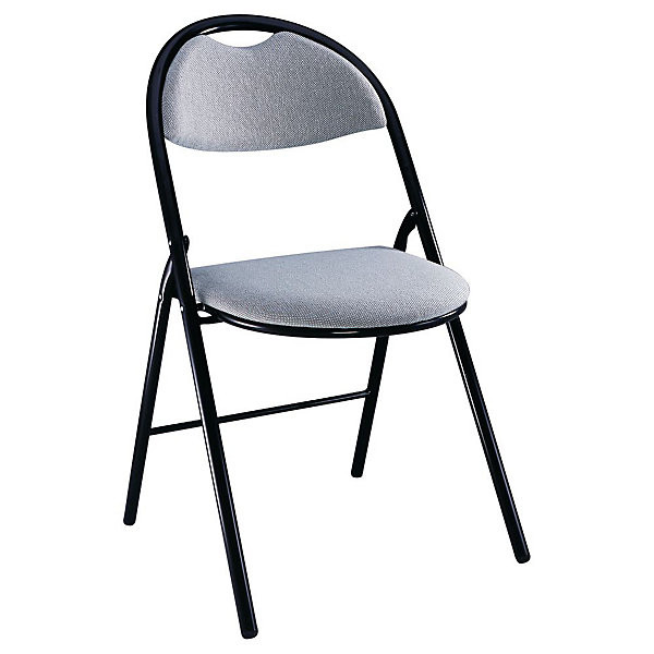 SUPER CONFORT Lot 2 chaises pieds noir/gris