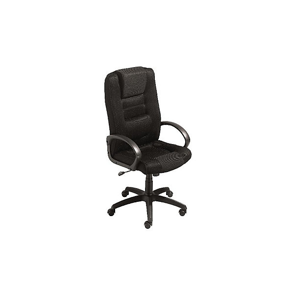 Fauteuil Capital 74 cm tissu noir