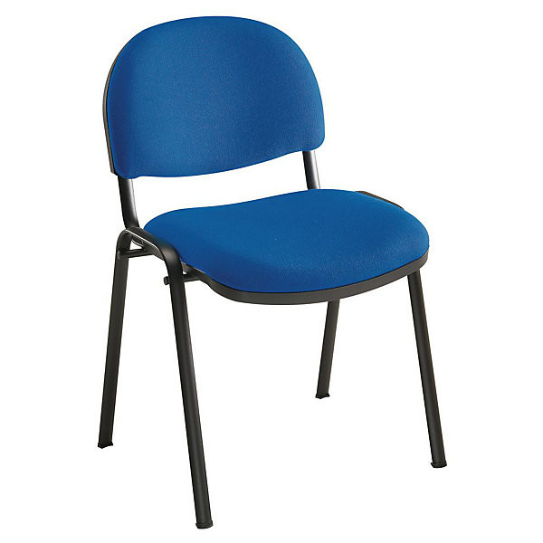 PRIMA 4 PIEDS Lot 4 chaises bleu