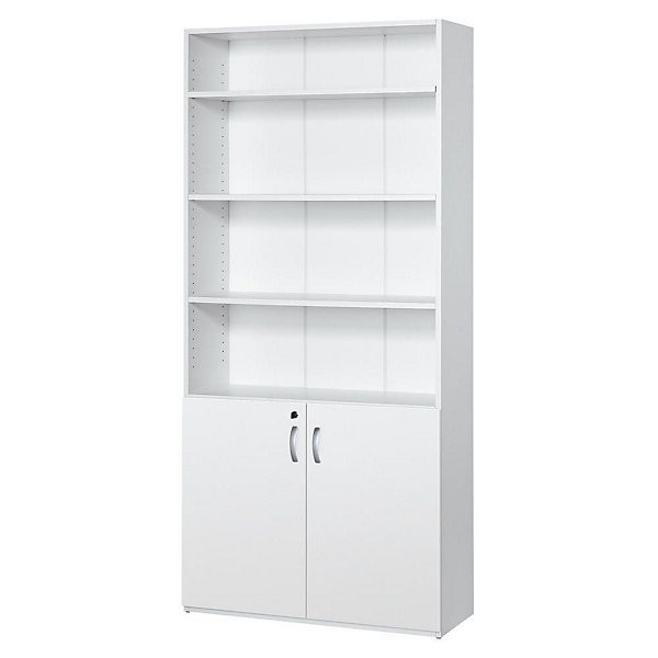 LIBRI Jeu 2 portes basses blanc