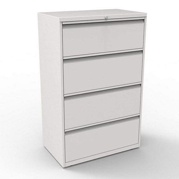 Comptoir 4 tiroirs L80xH132xP47 gris