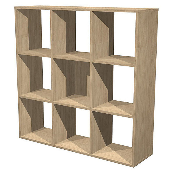 MULTICASES 9 cases H104xL104 chêne