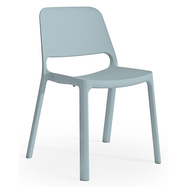 NUKE Lot 4 chaises bleu