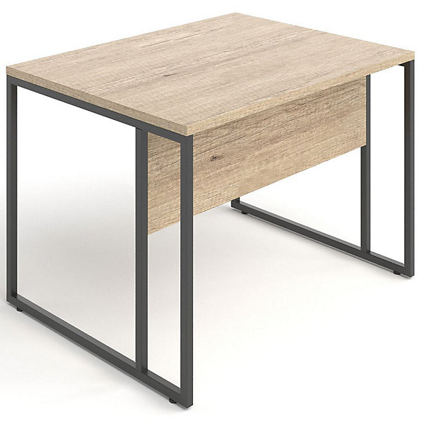 SKYLINE Bureau droit 120x80cm chêne nébraska