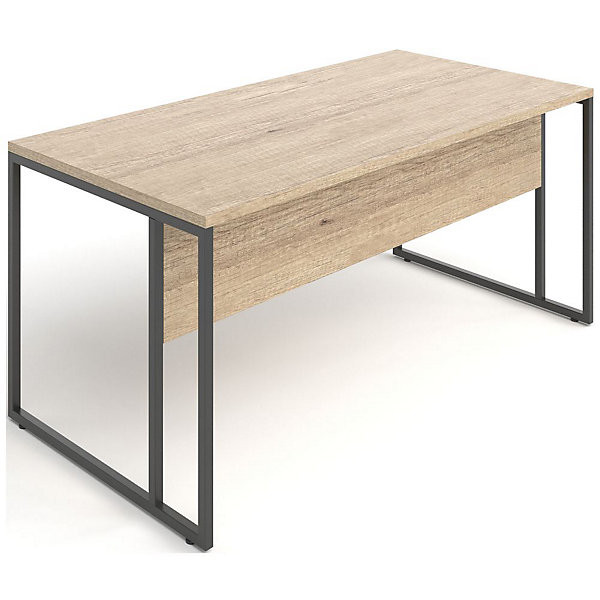 SKYLINE Bureau droit 160x80cm chêne nébraska