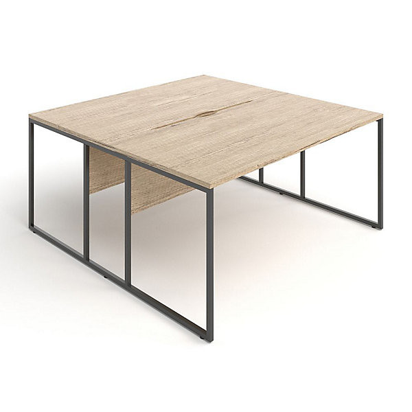 SKYLINE Bench 2 postes L. 120cm chêne nébraska