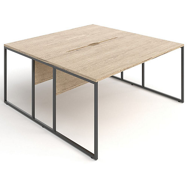 SKYLINE Bench 2 postes L. 160cm chêne nébraska