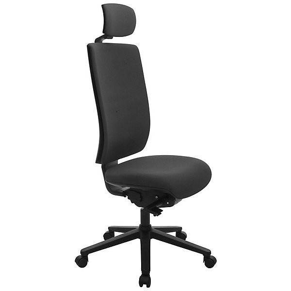 Siège Infinity tissu noir avec appui-tête