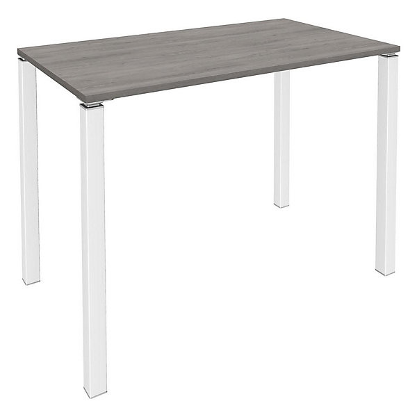 LOUNGE Table haute DEPART 140x60cm blanc/chêne