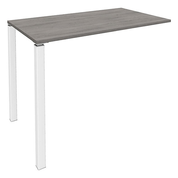 LOUNGE Table haute SUIVANT 140x60cm blanc/chêne