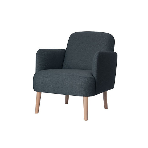 BROOKS fauteuil gris anthracite