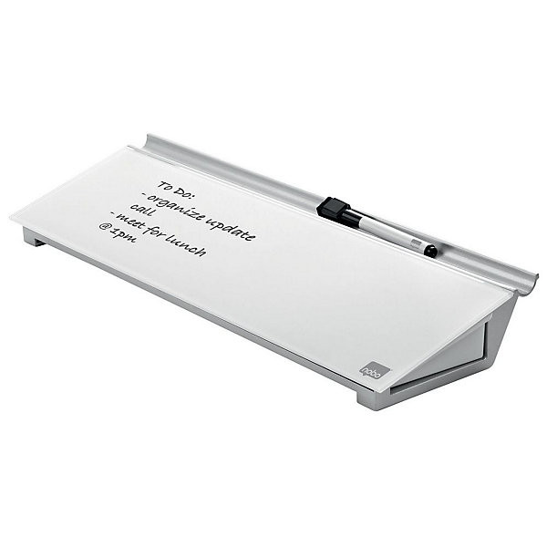 NOBO Bloc-notes verre 60x46cm blanc
