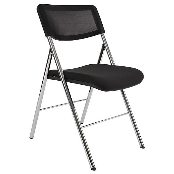 DIVA Lot 2 chaises pliantes noir