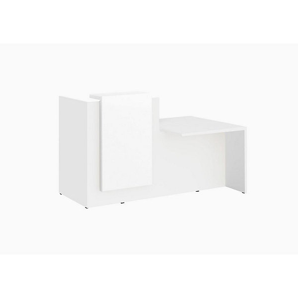 Comptoir L180 PMR gauche blanc