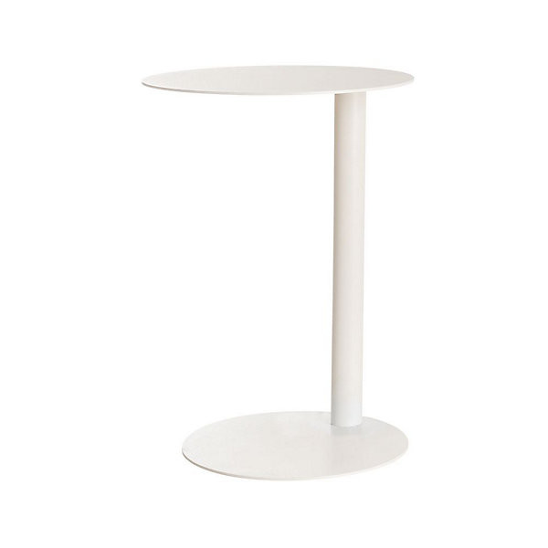 EASYDESK Table d'appoint Ø40cm blanc