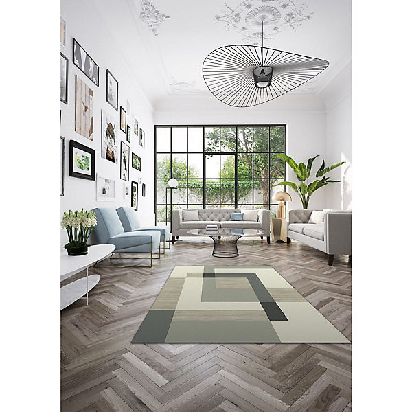 Tapis Flow motif Tétris 120x170cm