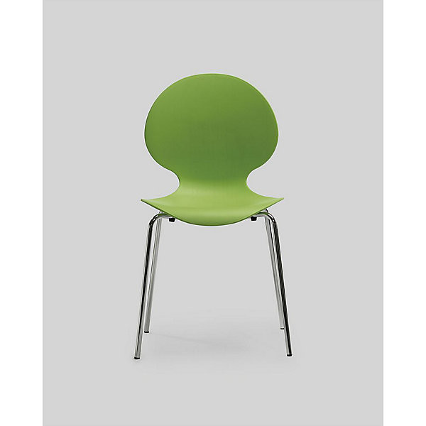 NAEMIE Lot 4 chaises vert