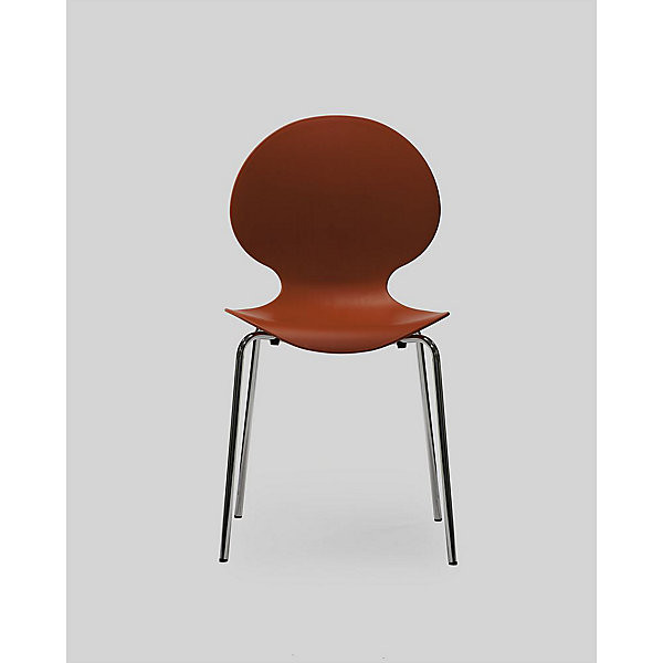 NAEMIE Lot 4 chaises rouge