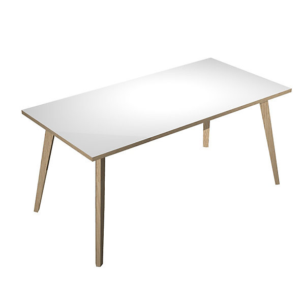 HALDEN BOIS Bureau 160x80cm blanc