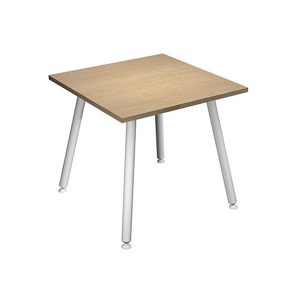 HALDEN METAL Bureau 80x80cm chêne