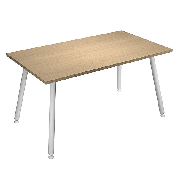 HALDEN METAL Bureau 140x80cm chêne