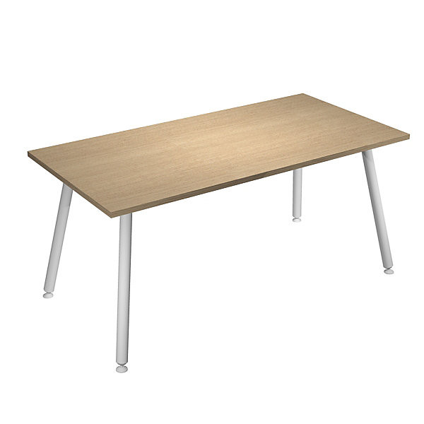 HALDEN METAL Bureau 160x80cm chêne