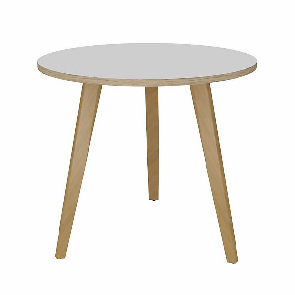 HALDEN BOIS Table ronde Ø 80cm blanc