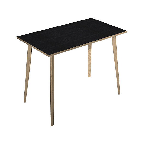 HALDEN BOIS Table haute 140x80cm noir