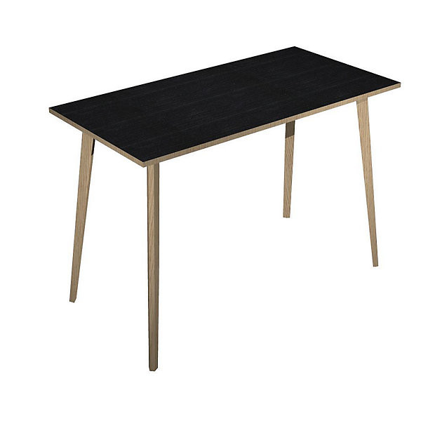 HALDEN BOIS Table haute 160x80cm noir