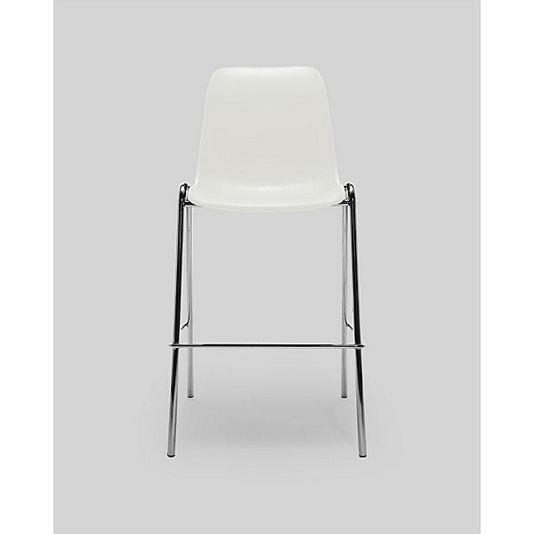 COQUE Lot 4 tabourets blanc