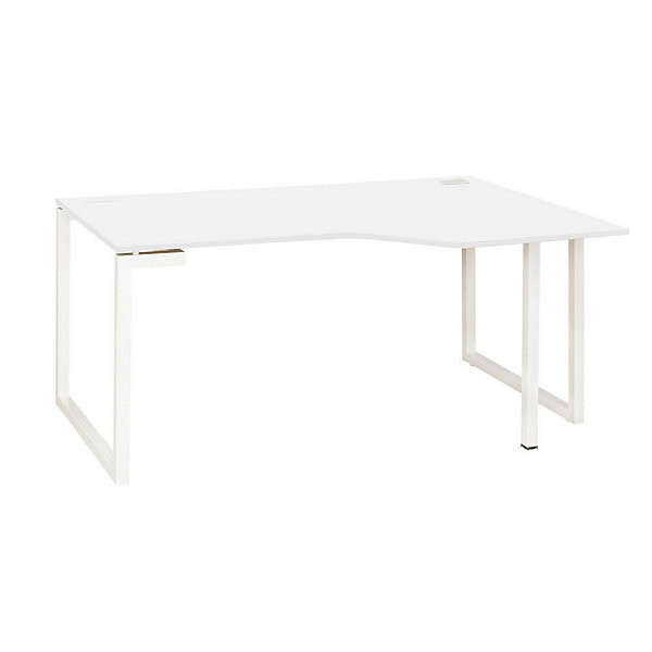VITALY Bur. compact droite 160x105 blanc