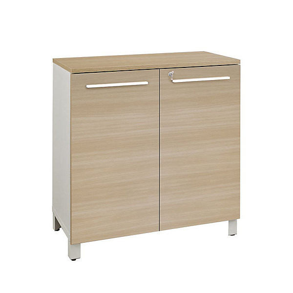 VITALY Armoire H79xL80 portes chêne