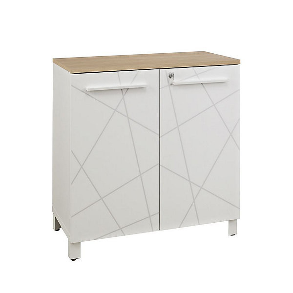 VITALY Armoire H79xL80 portes blanc