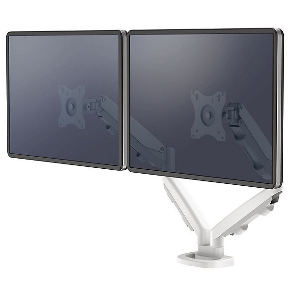 FELLOWES bras écran double Eppa blanc