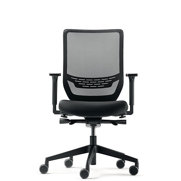 Fauteuil To-Sync Work noir/tissu noir