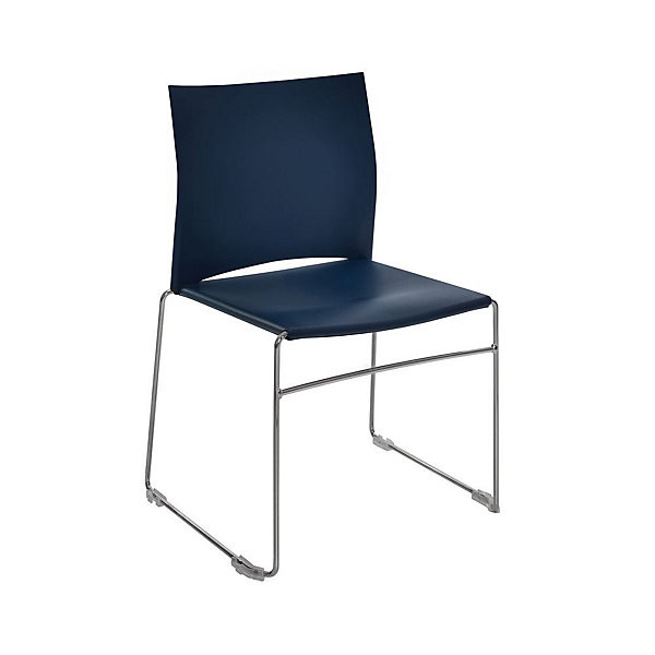 GIULIA Lot 4 chaises marine